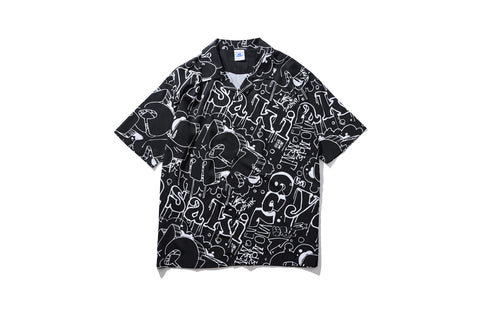 Scribble Camp Collar Shirt