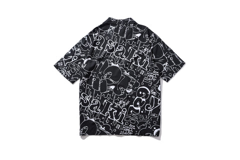 Scribble Camp Collar Shirt