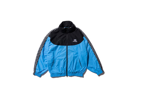 YAS016 Stripe Track Jacket (Black/Royal Blue)