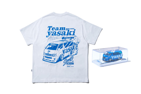 Yasaki x Tarmac Ace Urban Tee Bundle (White) (YTC009)