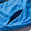 YAS016 Stripe Track Jacket  (Black/Royal Blue)