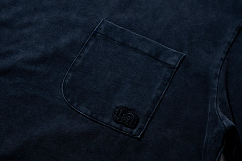 Phantom Pocket Tee  ⁠⁠(Stone Wash Black) YAS017